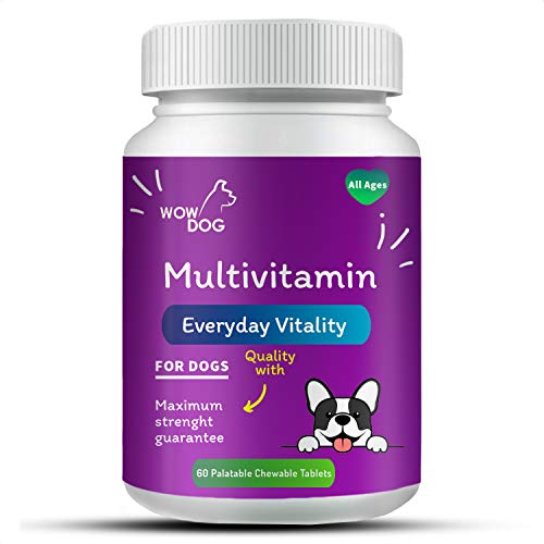 WOW DOG Multivitamin Tablet Dog Supplem...