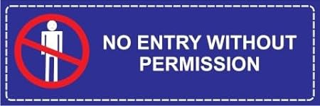 Permission Required Sign Board – ...