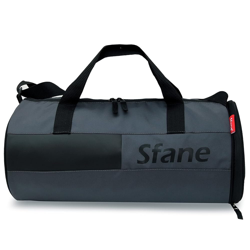 Sfane Polyester Gym Bag with Shoe Compartment