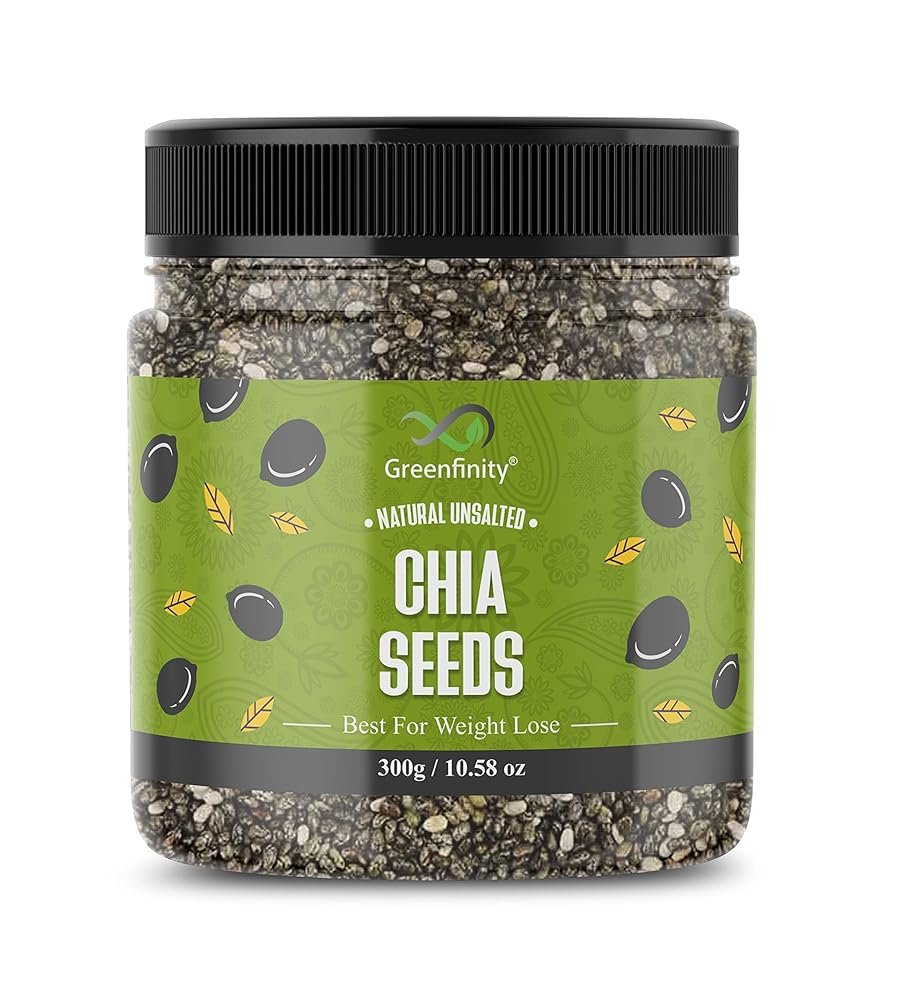 GreenFinity Chia Seeds 300g - Omega-3 Superfood