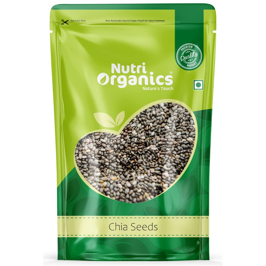 Nutri Organics Raw Chia Seeds 500g