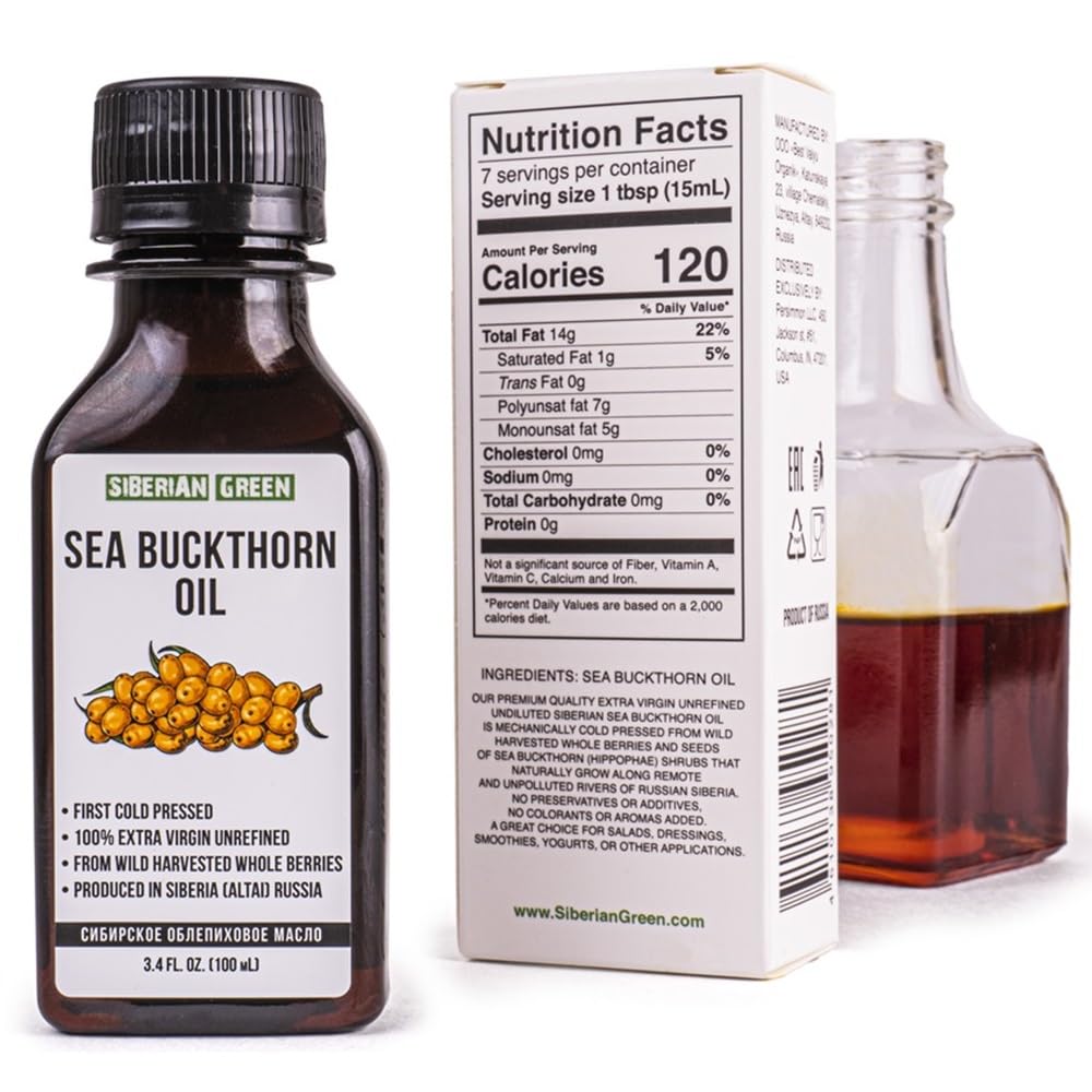 Siberian Sea Buckthorn Oil 100ml –...