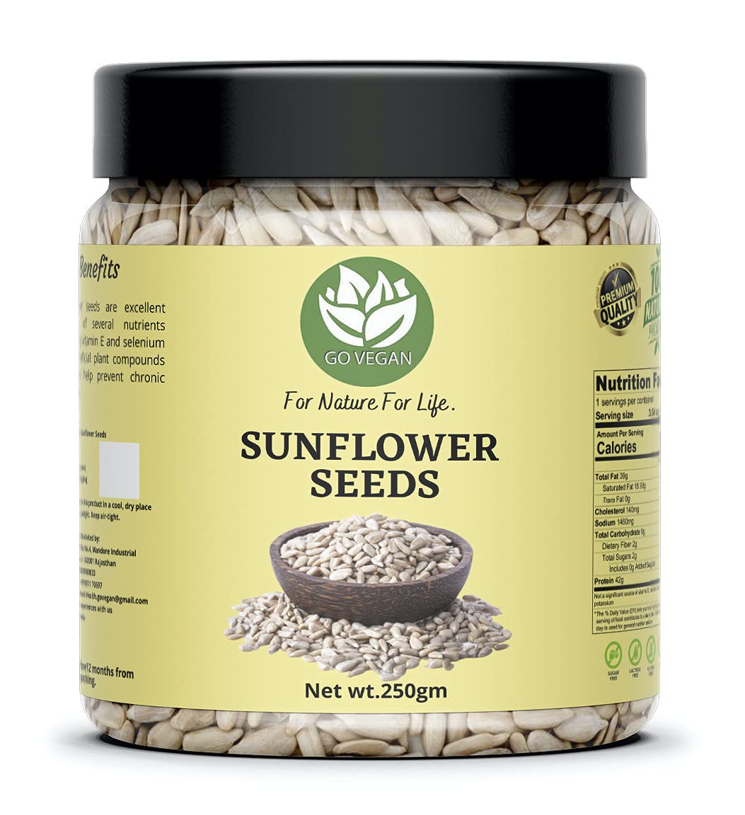 Vegan Sunflower Seeds - Protein & Fiber-Rich