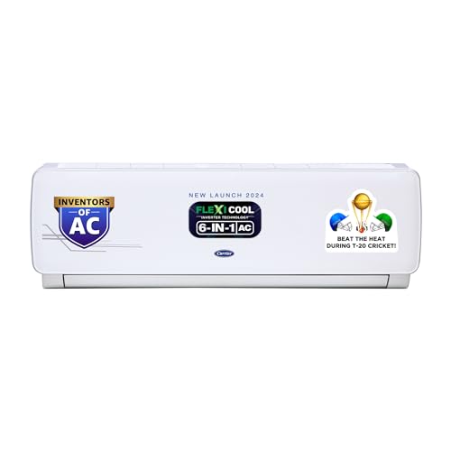 Carrier 1.5 Ton 3 Star AI Flexicool Inverter Split AC