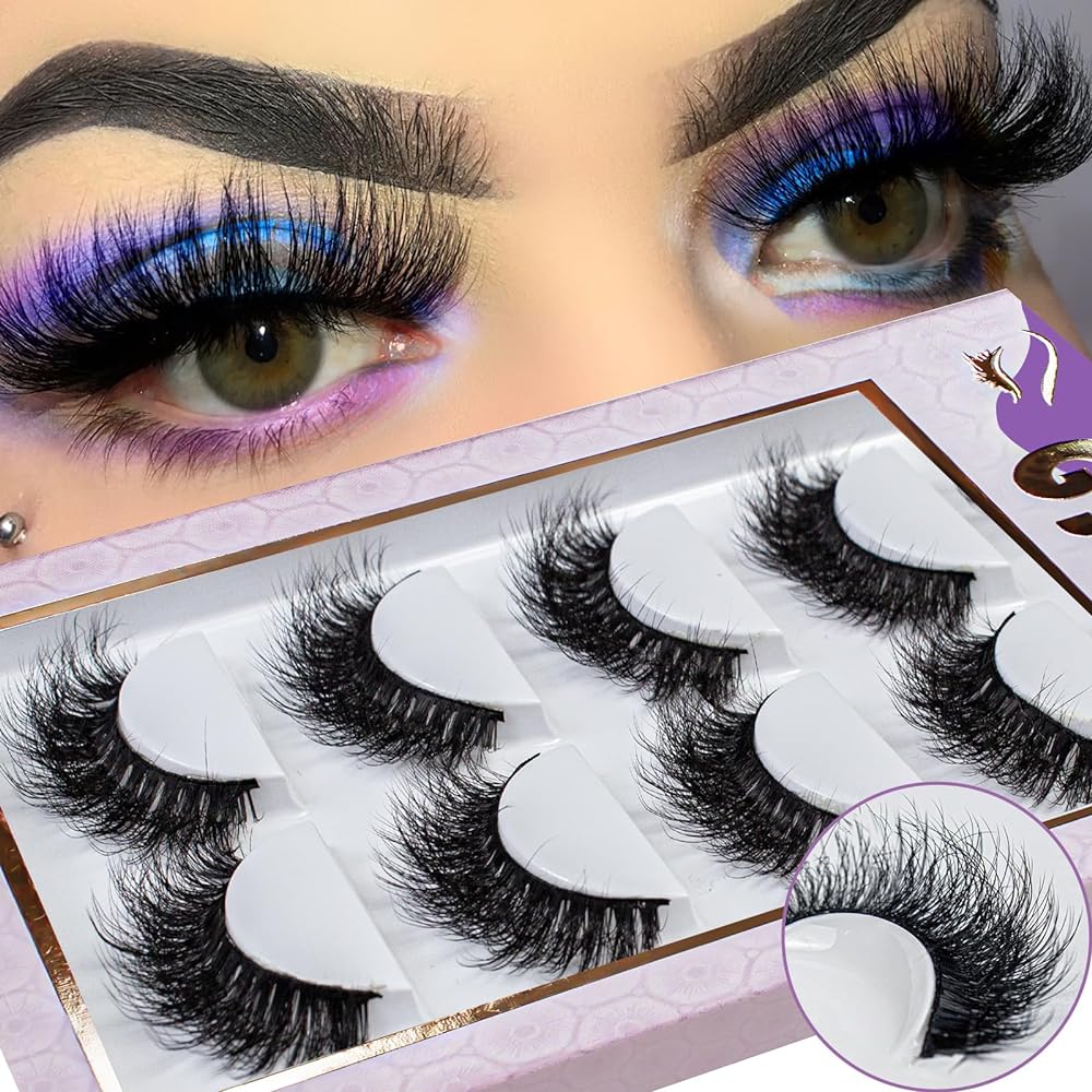 5D Faux Mink Fluffy Lashes – 5 Pairs