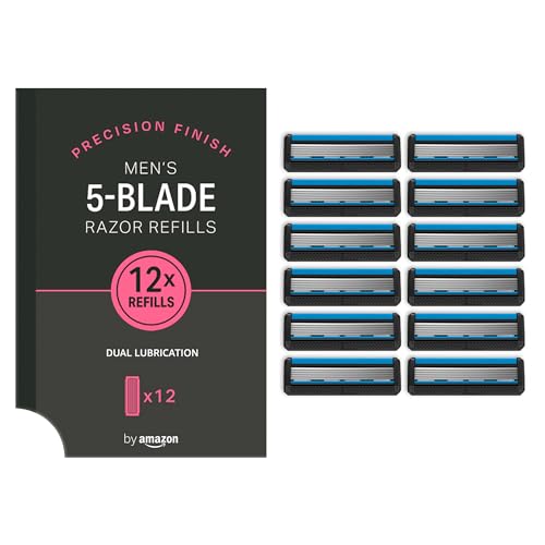 Amazon Men's 5-Blade Razor Refills