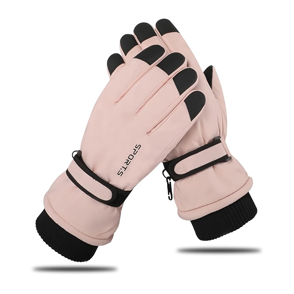 Andiker Women's Winter Ski Gloves - Waterproof, Warm...