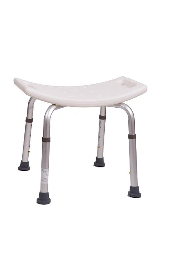 Antar AT51009 Aluminum Bathroom Shower Stool, White