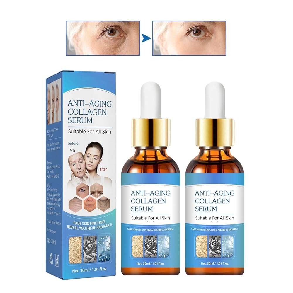 Anti-Aging Face Serum with Collagen and Hyaluronic Acid