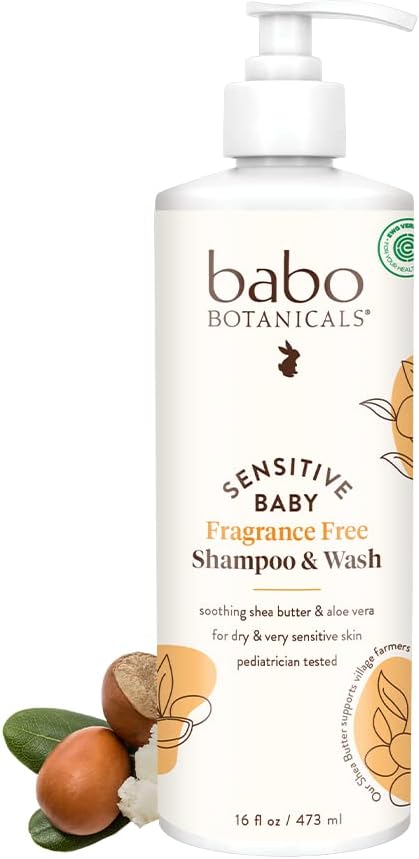 Babo Botanicals Fragrance-Free Baby Shampoo & Wash