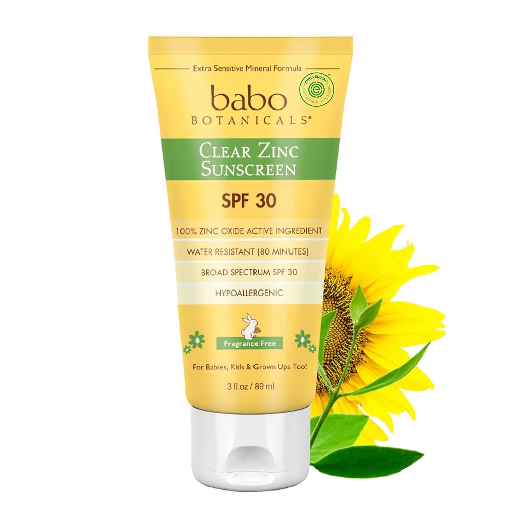 Babo Botanicals SPF 30 Zinc Sunscreen - Fragrance-Fr...