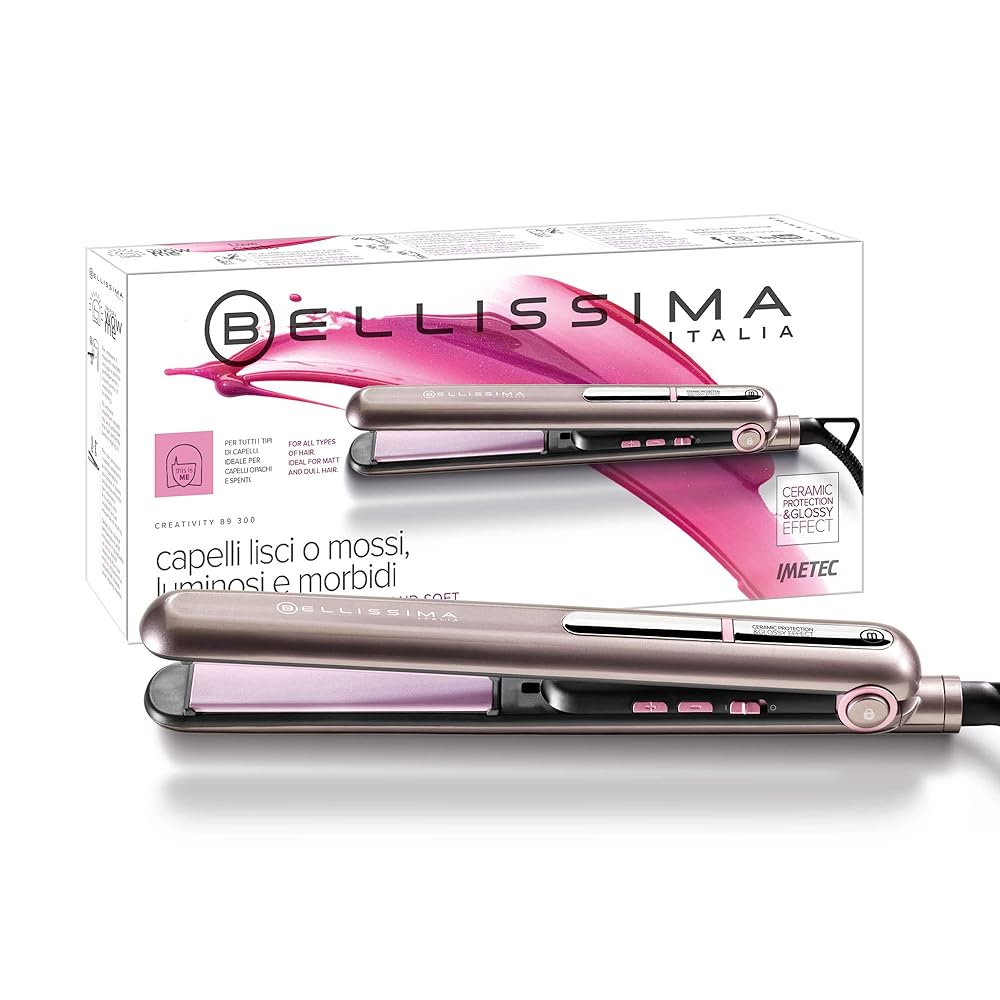 Bellissima Imetec B9 300 Hair Straightener with Ceramic Coating