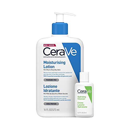 CeraVe Body and Travel Kit, Hydrating Face and Body ...