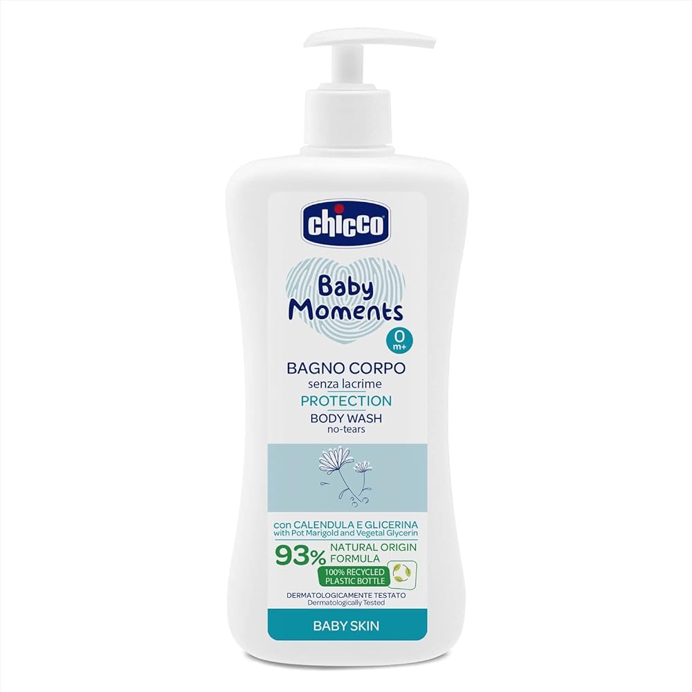 Chicco Baby Moments Tear-Free Body Wash and Shampoo