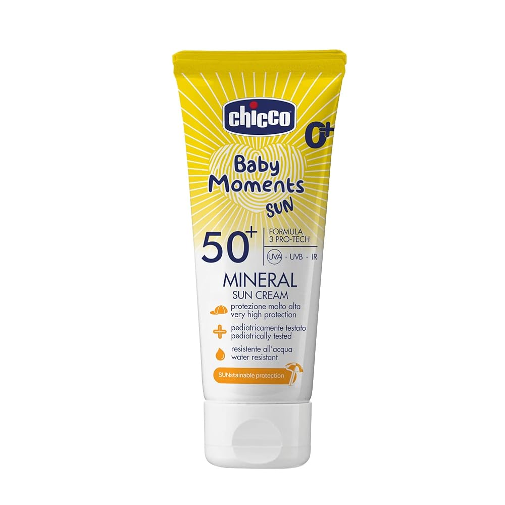 Chicco Mineral Sunscreen SPF 50+ for Ba...