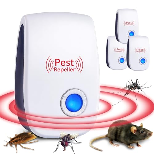 chimoo 4 Pack Ultrasonic Pest Repeller