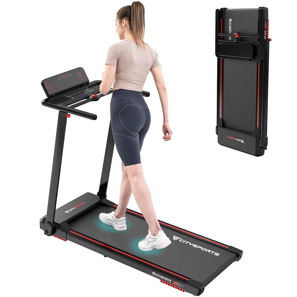 CITYSPORTS Foldable Electric Treadmill ...