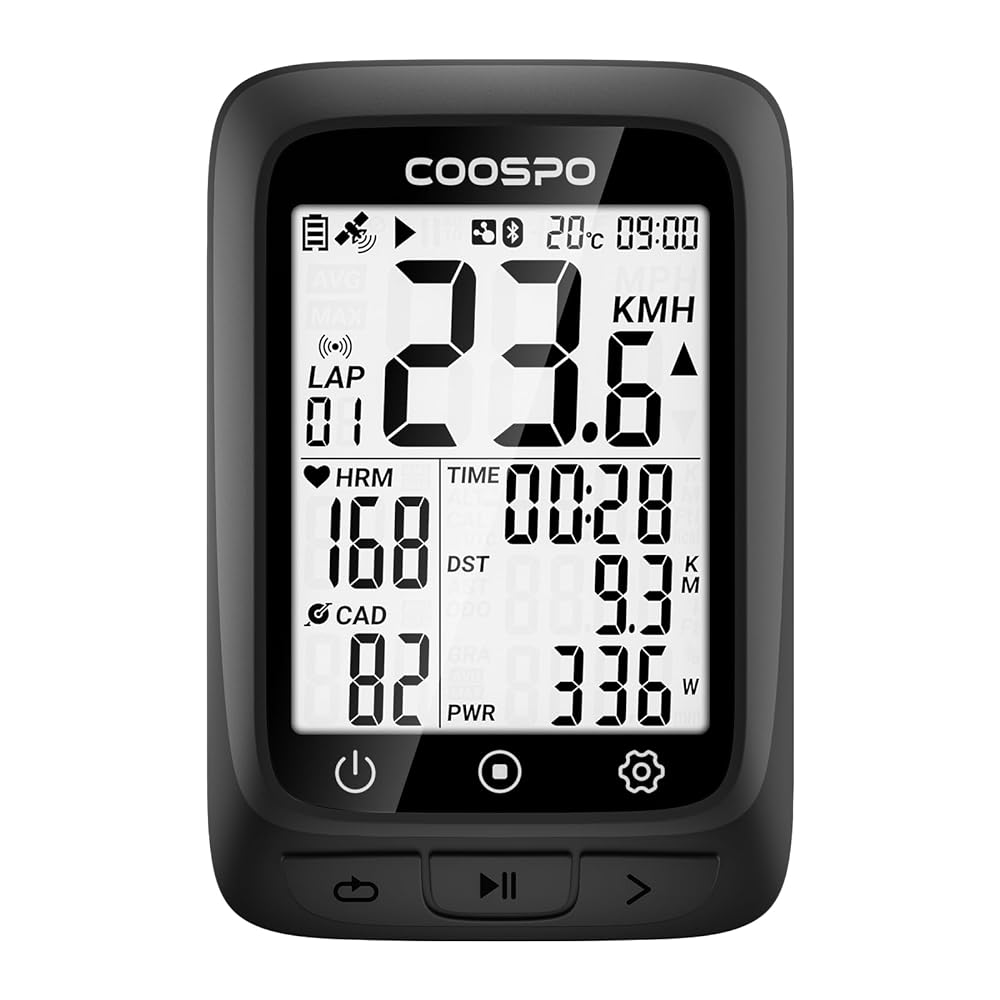 COOSPO BC107 Wireless GPS Bike Computer