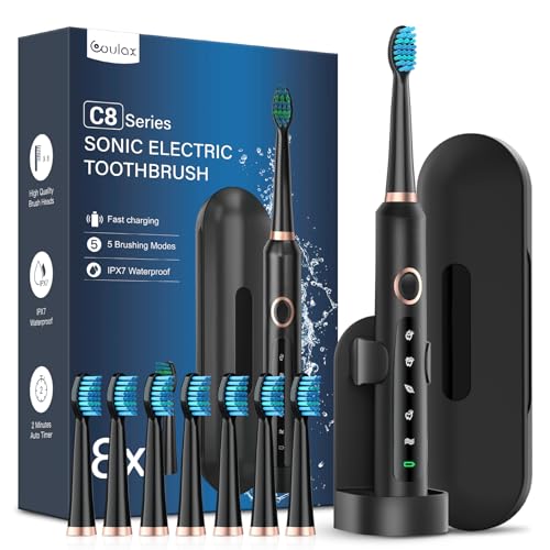 Coulax Sonic Electric Toothbrush Set