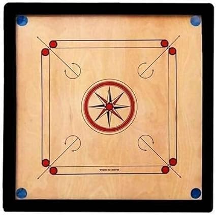 Durable Carrom Set with Improved Bounce...