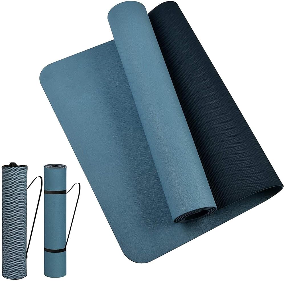 Eco-Friendly TPE Yoga Mat , Durable and Non-Slip