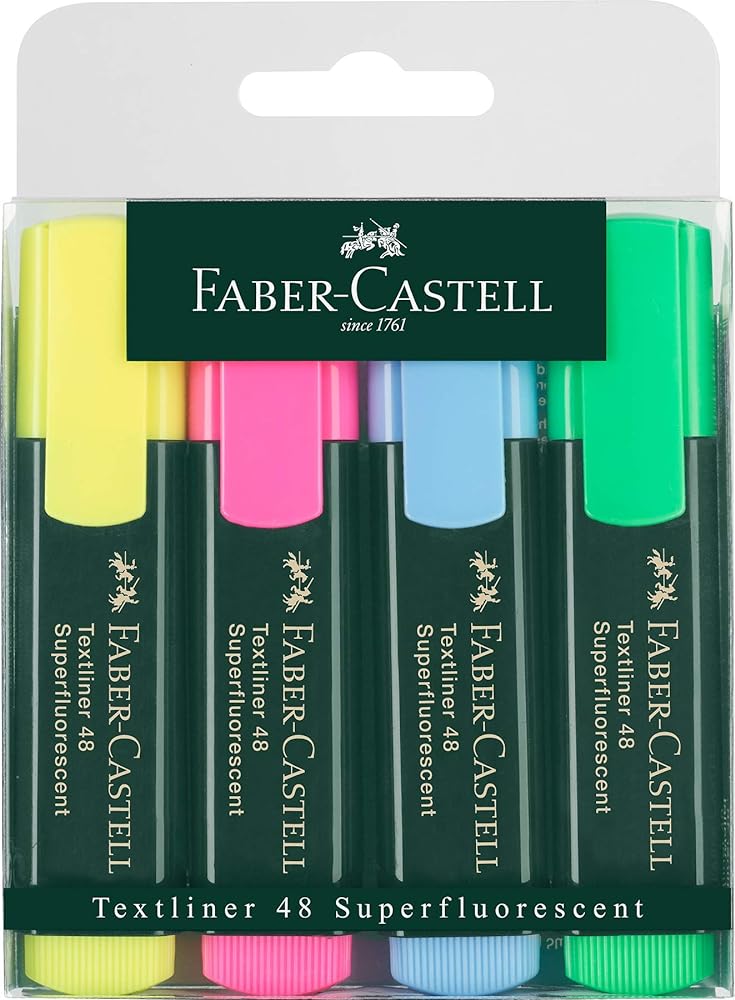 Faber-Castell TL 48 Neon Highlighter Set