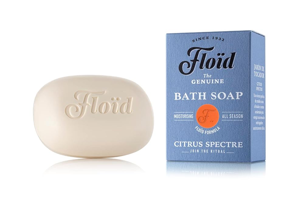 Floïd Citrus Spectre Bath Soap, Nourishing Vegetable...