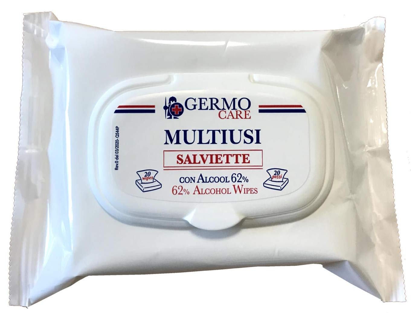 Germo Multiusi Hand Wipes, Pack of 20