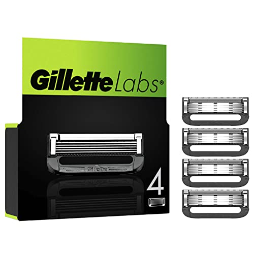 Gillette Labs Heated Razor with Integrated Bar, 4 Refills