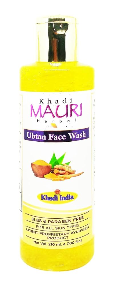 Green Velly Khadi Herbal Ubtan Face Wash - Ayurvedic...