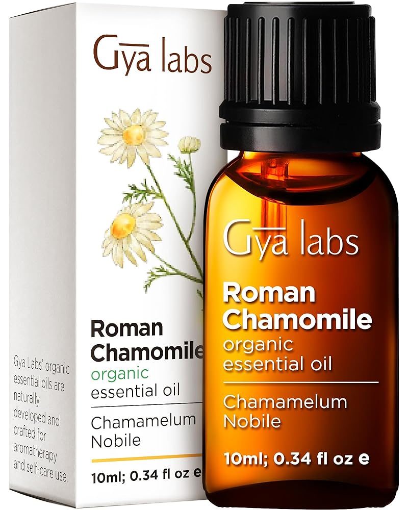 Gya Labs Organic Roman Chamomile Essential Oil (10 m...