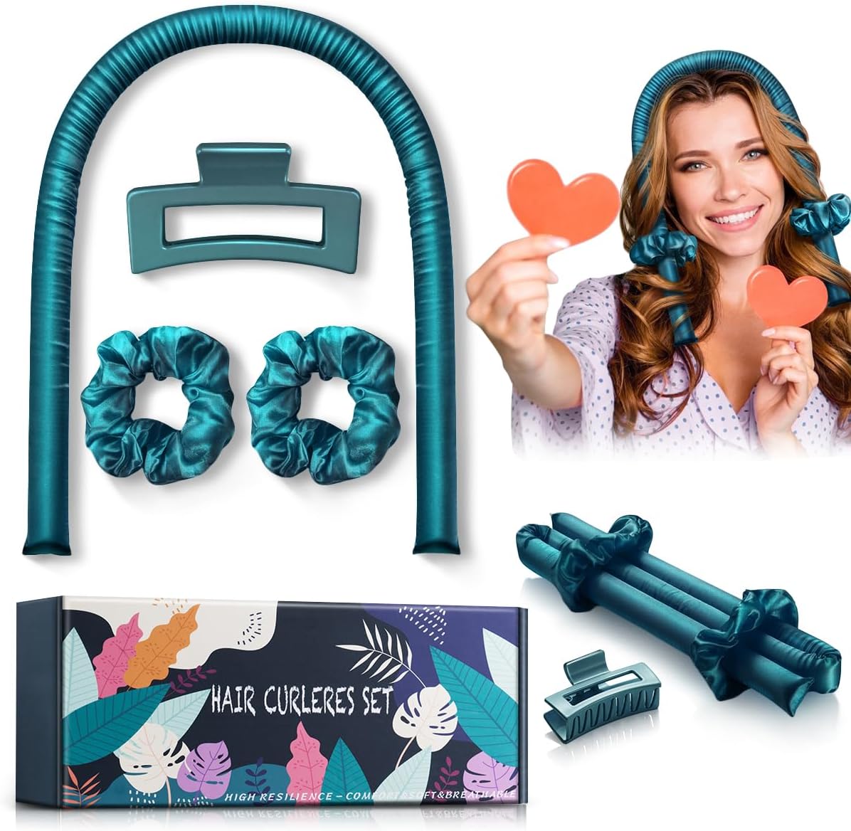 Heatless Hair Curler - Silk Curlers by Bigodini