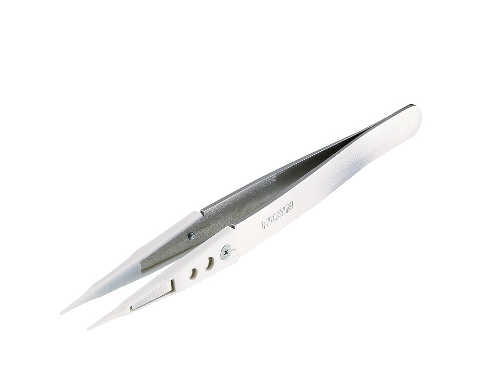 HOZAN P-644-P Stainless Steel Tweezers