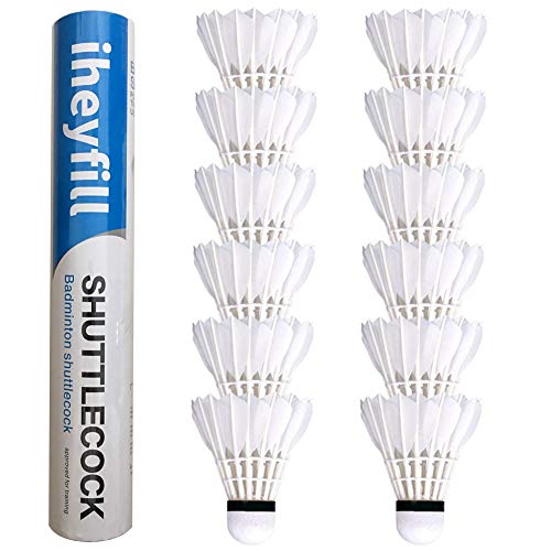 iheyfill Badminton Shuttlecocks