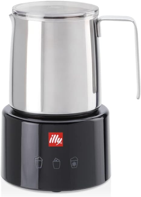 illy Electric Milk Frother - Nero by Piero Lissoni