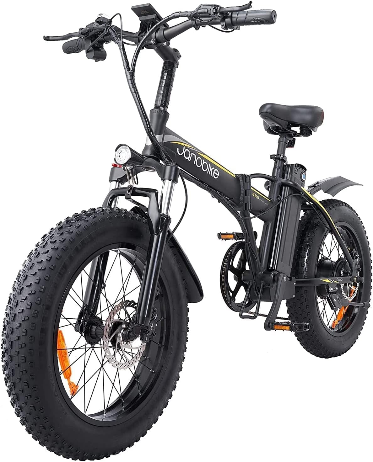 JANSNO Electric Bike - Foldable Urban E-Bike with 20...