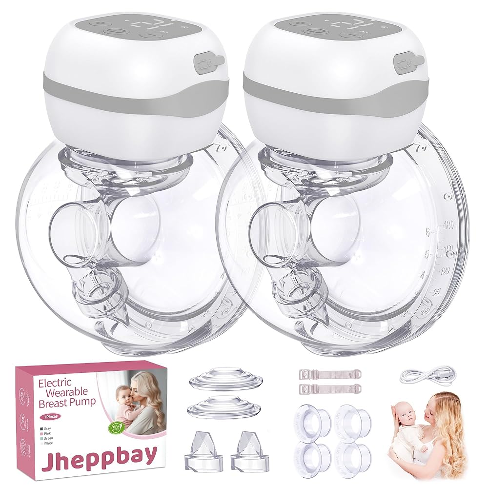 Jheppbay Double Electric Breast Pump, W...