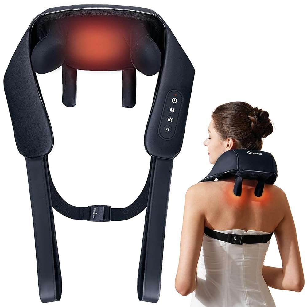 KNQZE 4D Electric Neck Massager with Heat