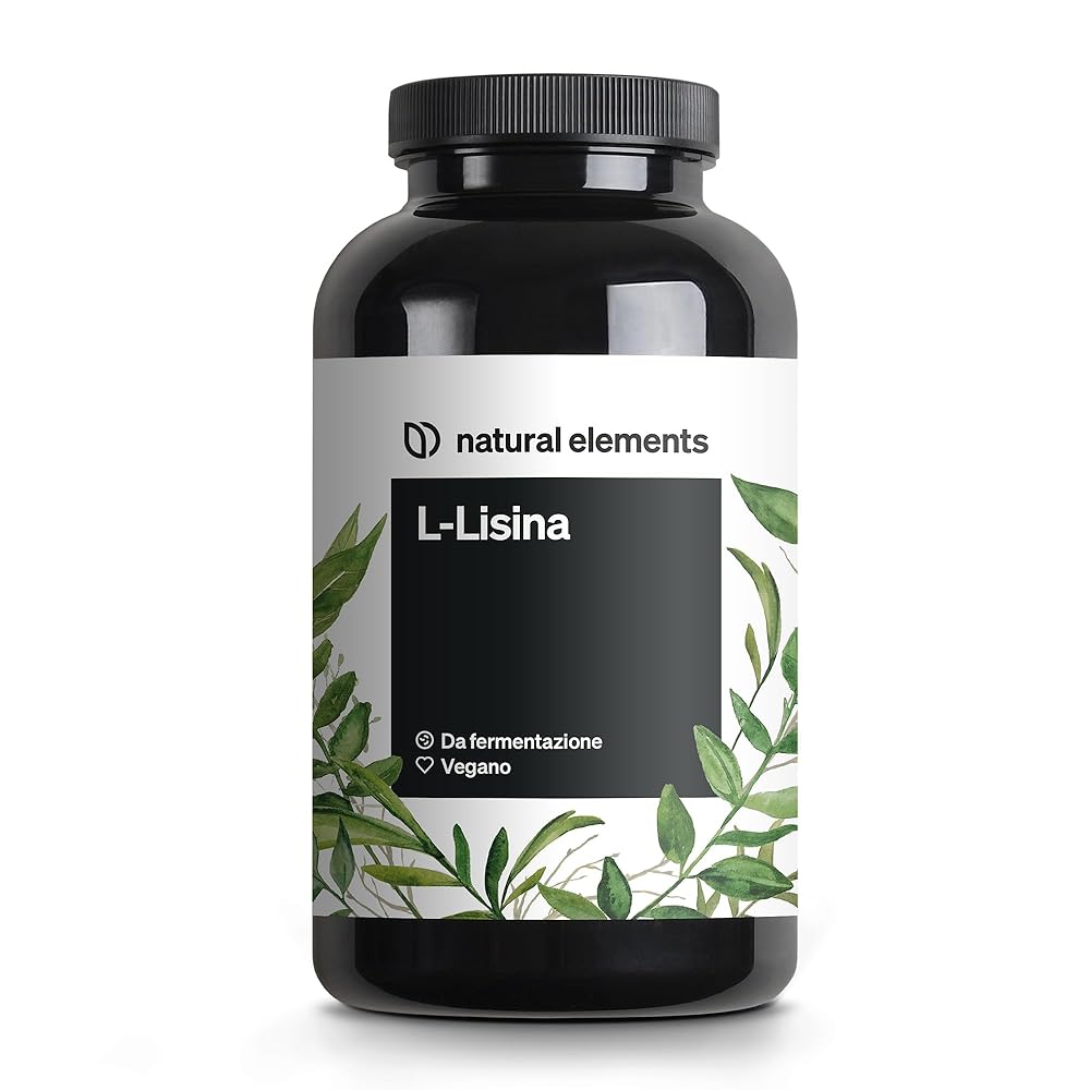 L-Lisina 365 Capsules - High-Dose Vegan Supplement