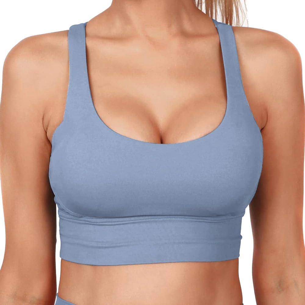 liaddkv Women's Padded Yoga Bra