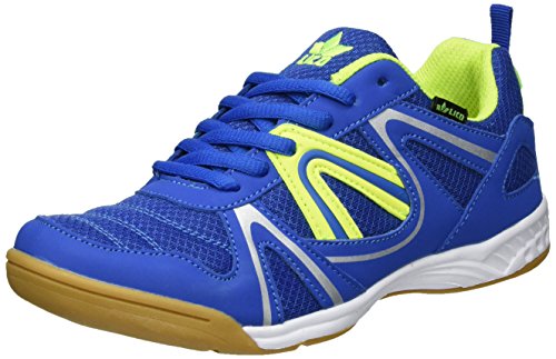 Lico Fit Indoor Sport Shoes, Blu/Lemon, 44 EU