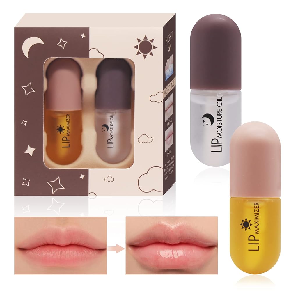 Lip Plumper Set: Enhance, Hydrate, Reduce Wrinkles