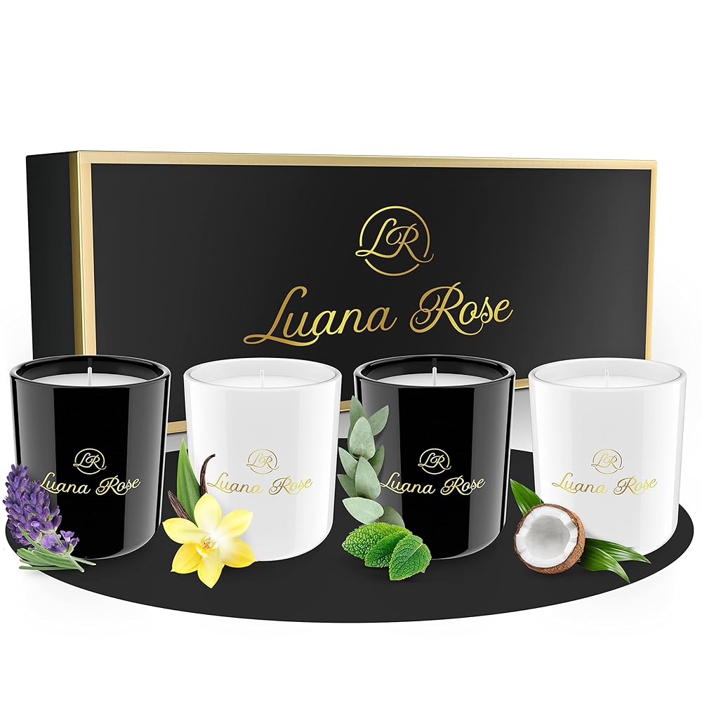 Luana Rose Soy Wax Scented Candle Gift Set