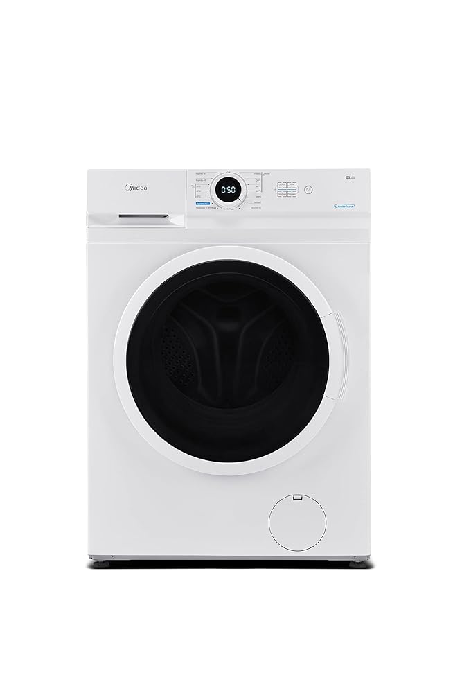 Midea MF100W70/E Front Load Washer, 7 kg, Slim Design