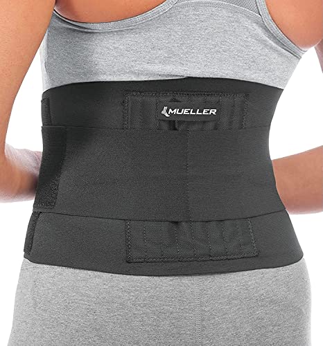 Mueller Adjustable Back Brace - One Size, Black