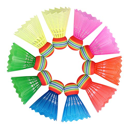 O-Kinee Rainbow Plastic Badminton Shutt...