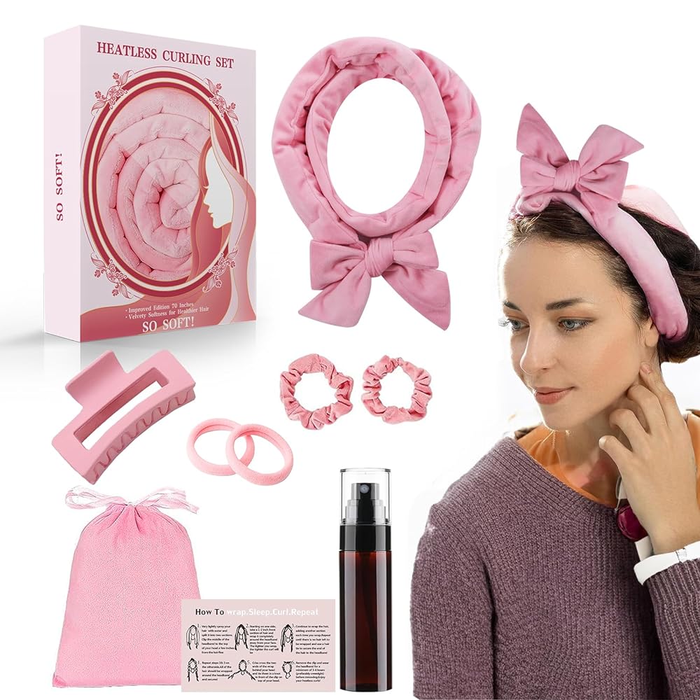 Original Velvet Heatless Hair Curler fo...