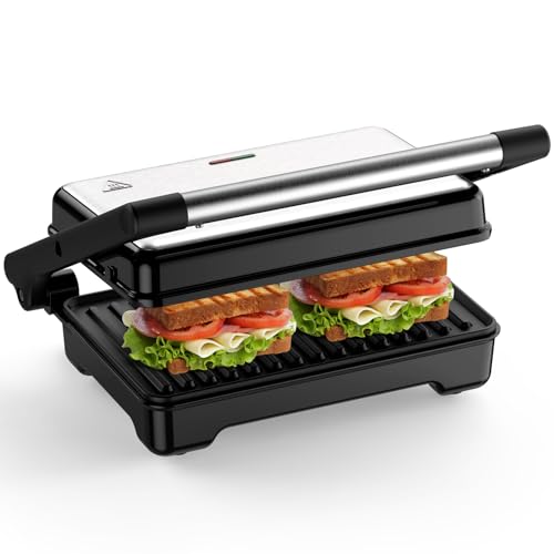 OSTBA Sandwich Maker with Cool Touch Handle