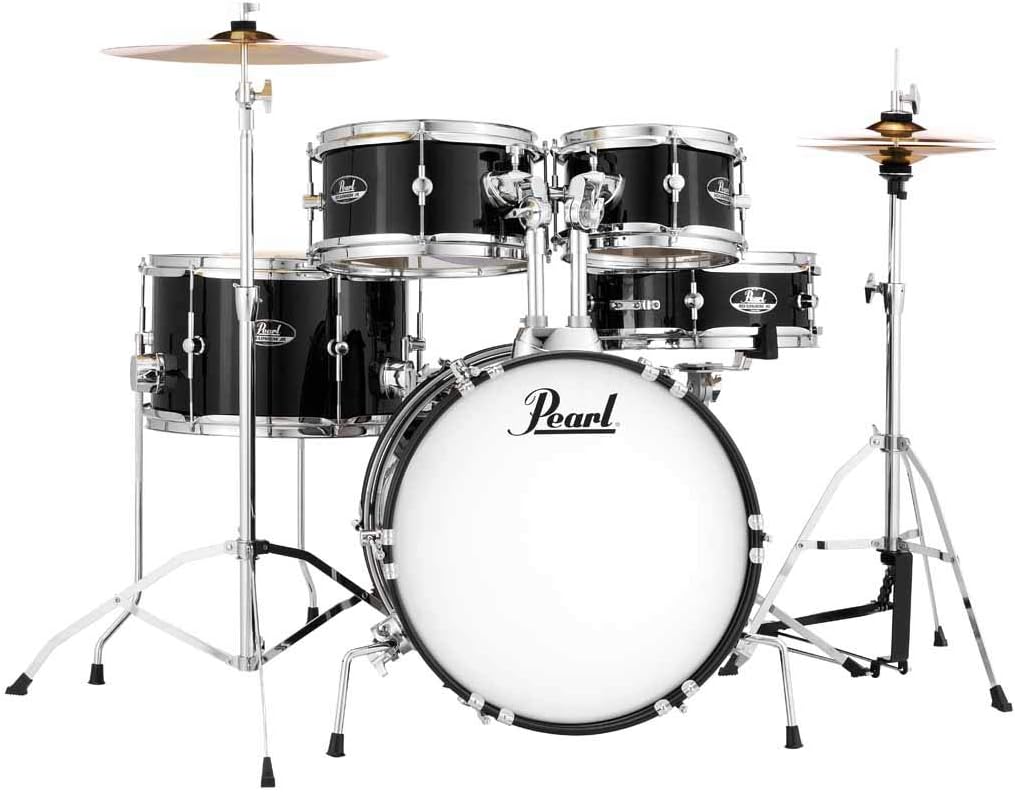 Pearl Vera Acoustic Drum Set - Jet Black