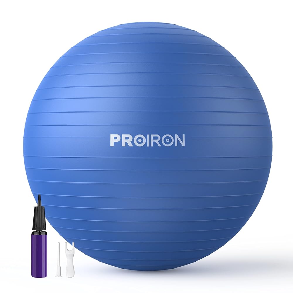 PROIRON Fitness Ball with Pose Pattern,...